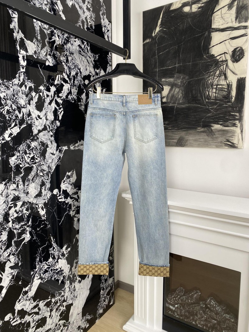 Gucci Aged Denim Trousers 1