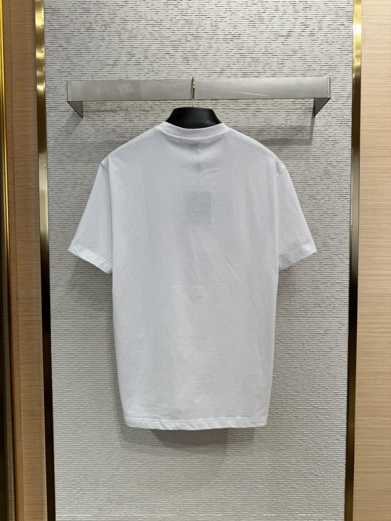 LV Collar Chain Print Short Sleeve T-Shirt 1