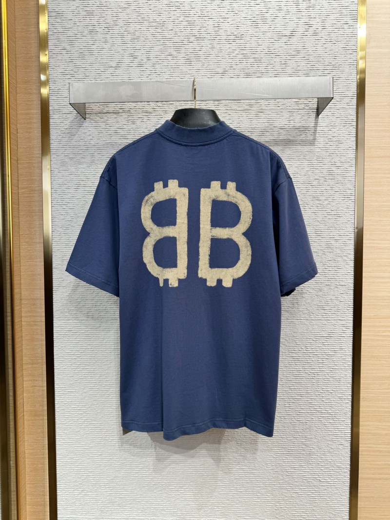 Balenciaga Bitcoin Print Short Sleeve T-Shirt 1