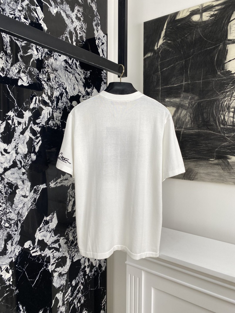 LV Jacquard Knit Short Sleeve T-Shirt 2 1