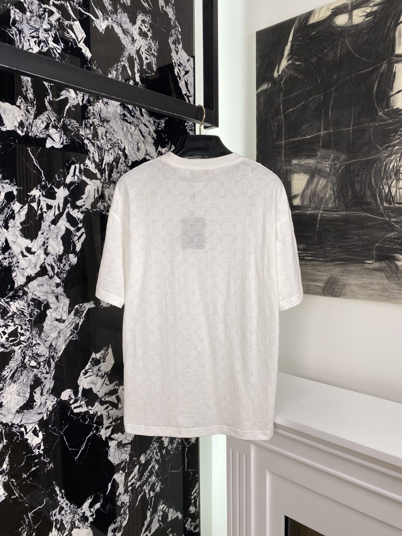 LV Shearling Jacquard Round Neck Short Sleeve 1