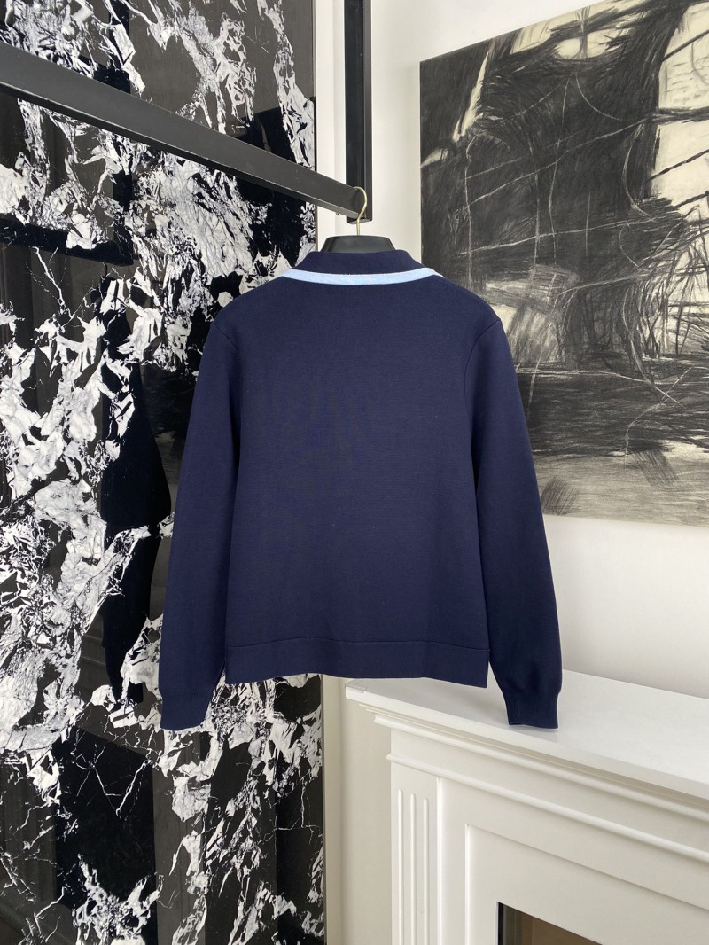 LV Wool Wool Knit Cardigan 1