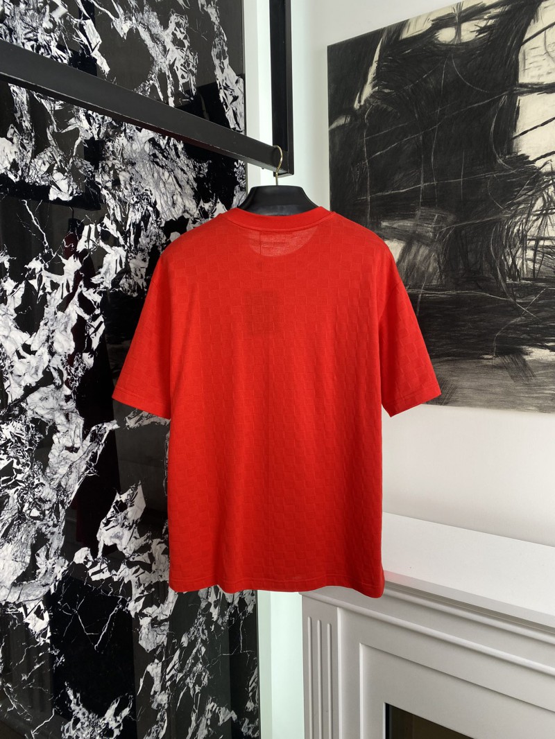 LV dark plaid studded short sleeve 1