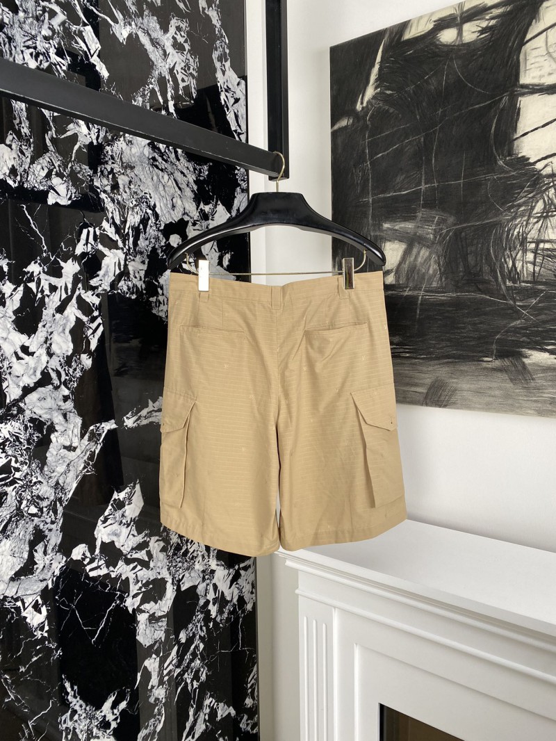LV logo dark print work shorts 1
