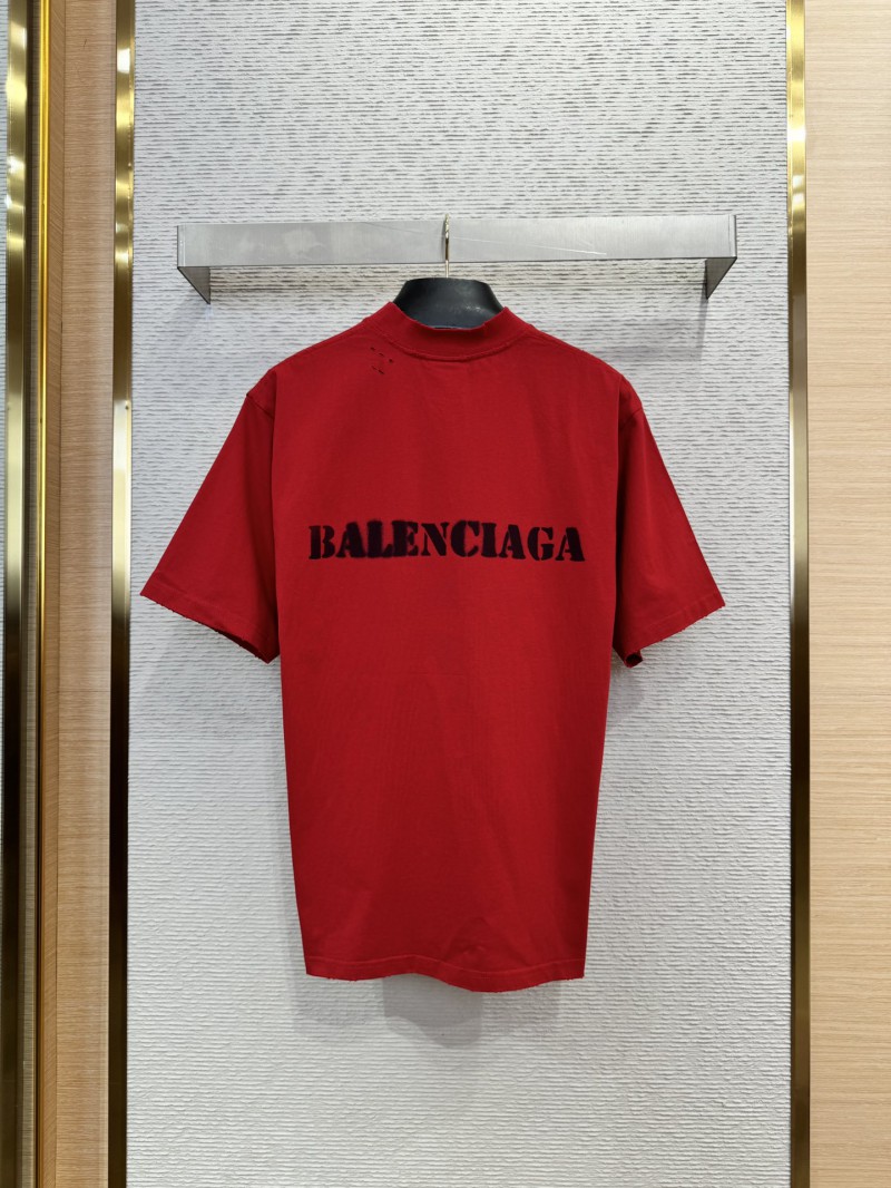 Balenciaga Fuzzy Print Short Sleeve T-Shirt 1 1