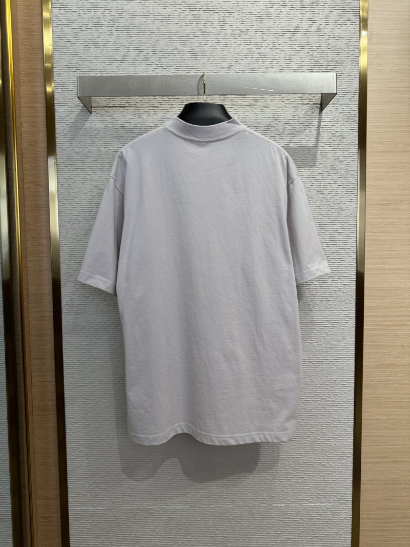 Balenciaga Logo Aged Short Sleeve T-Shirt 1 1