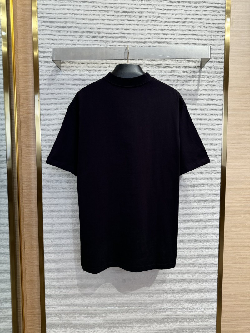 Balenciaga Logo Aged Short Sleeve T-Shirt 2 1