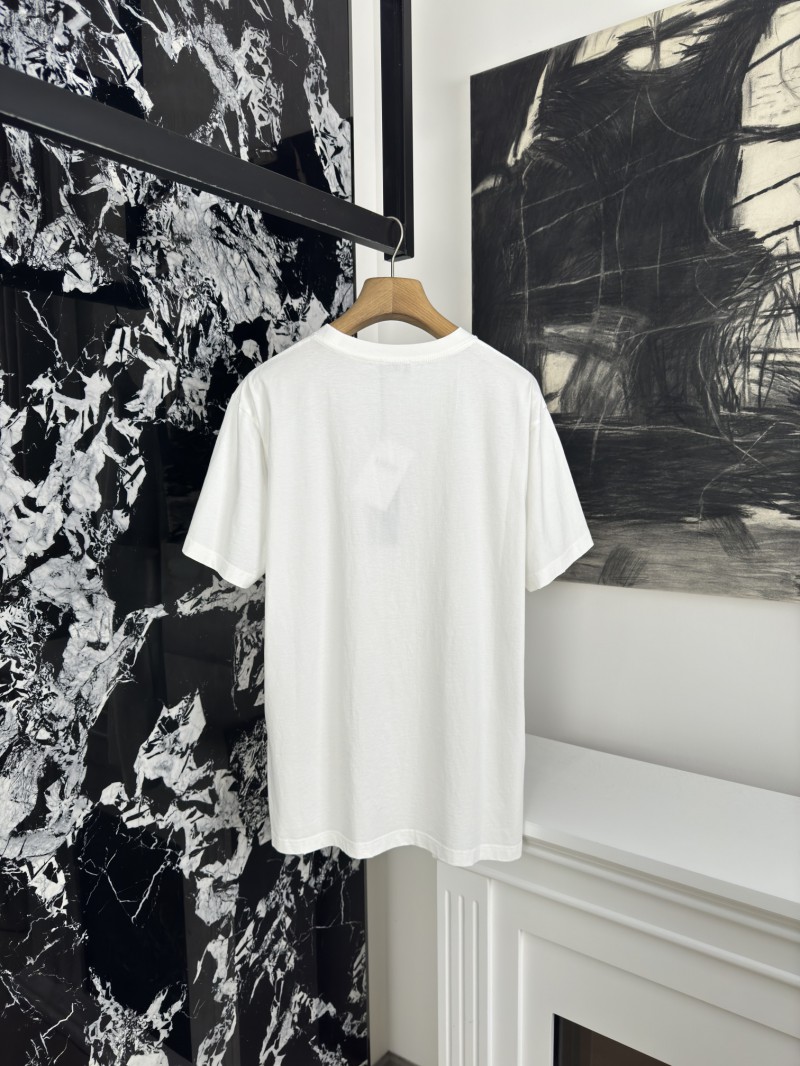 Dior Coral Print Short Sleeve T-Shirt 1