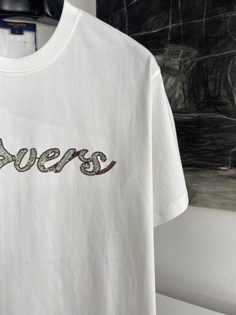 LV Beaded Knit Short Sleeve 2