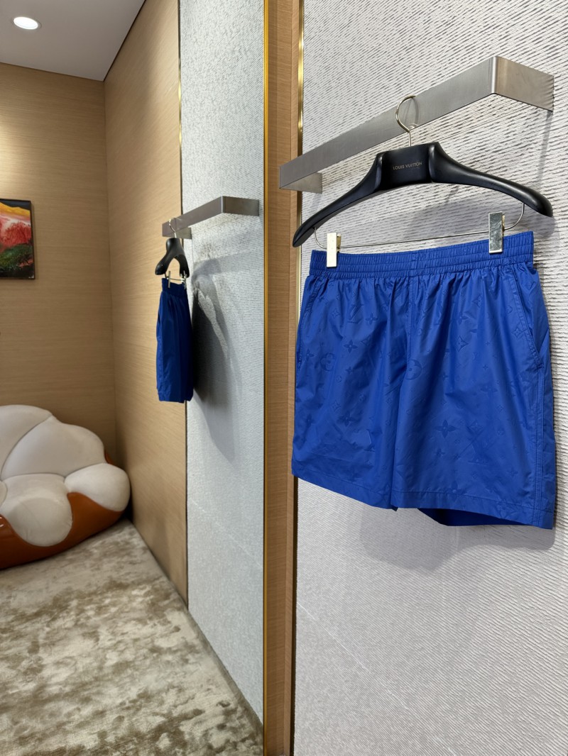 LV Dark Jacquard Beach Shorts 1 2