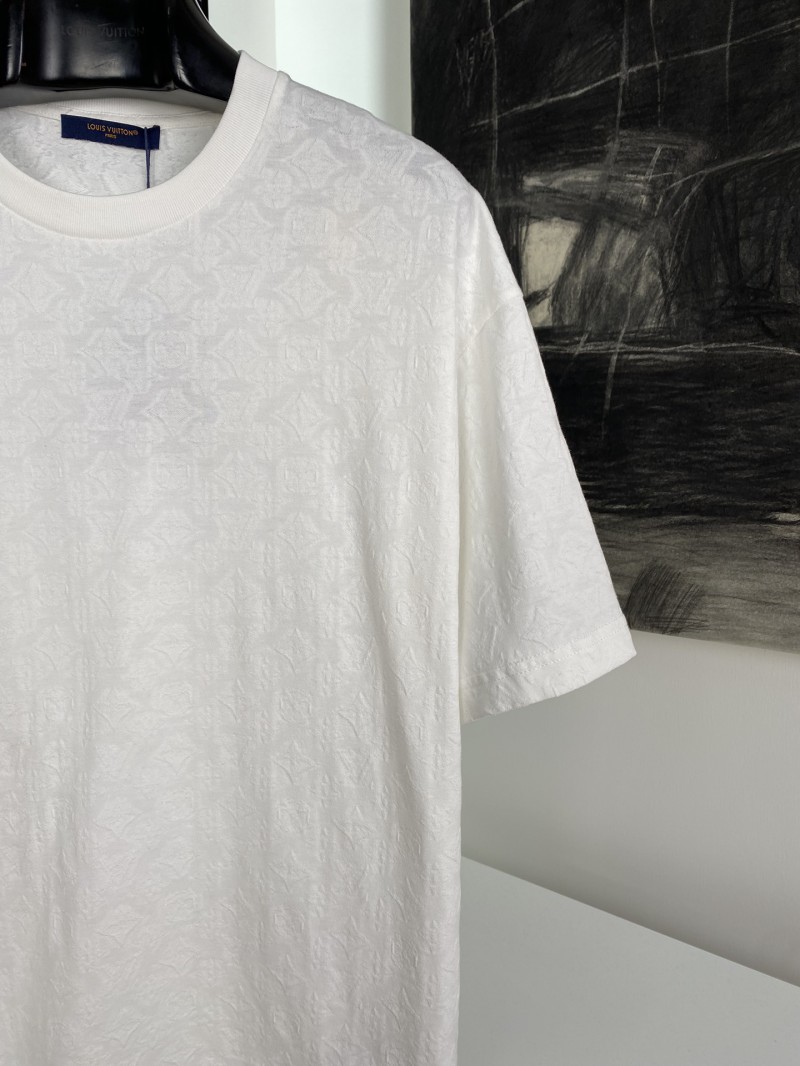 LV Shearling Jacquard Round Neck Short Sleeve 2