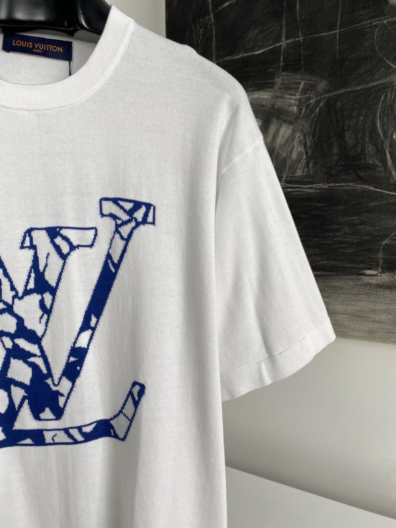 LV Ski Jacquard Round Neck Short Sleeve 2