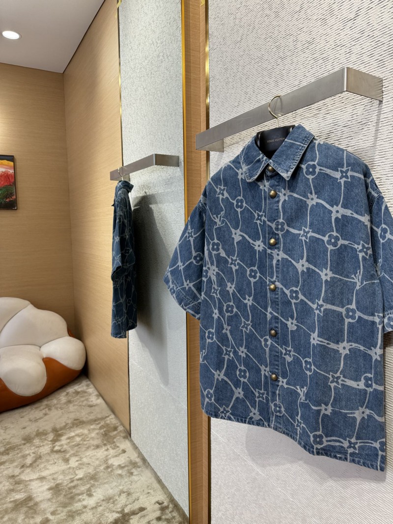 LV Water Wave Jacquard Denim Jacket 2