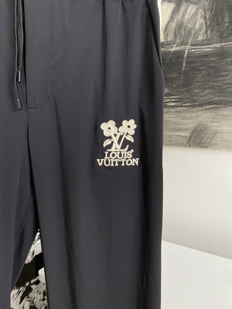 LV Webbing Embroidered Trousers 2