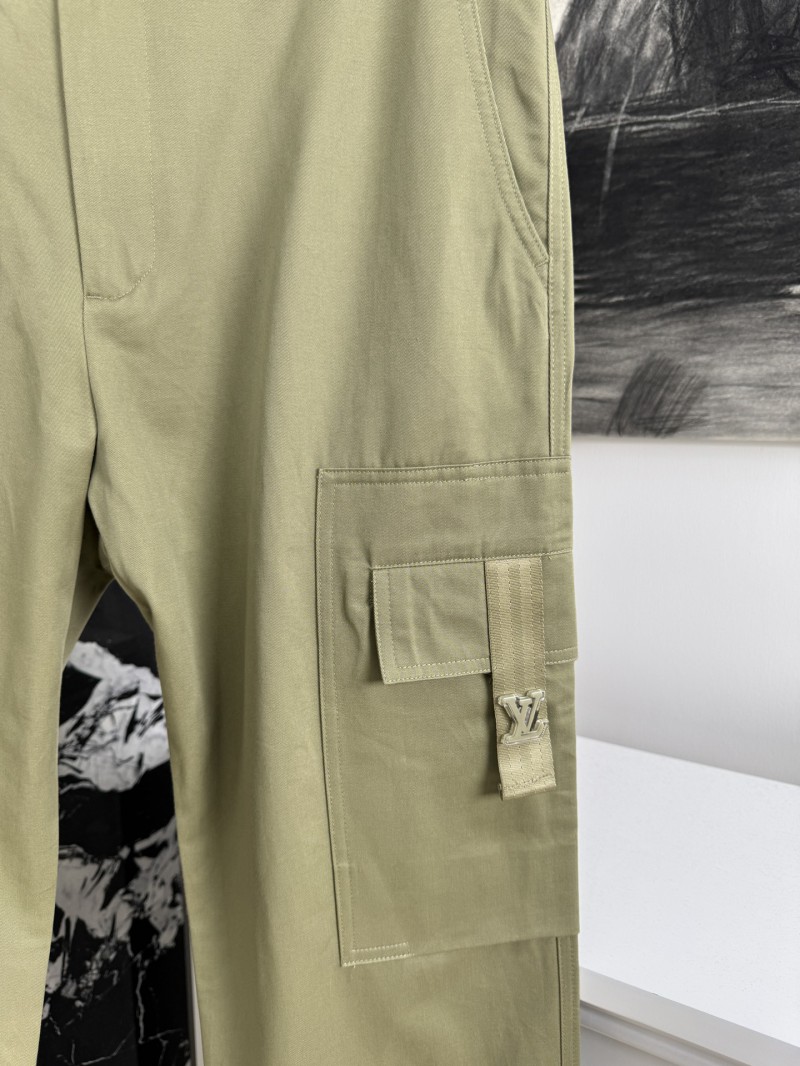 LV Workwear Embroidered Straight Leg Pants 3 2