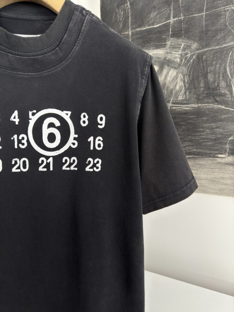 Margiela Deconstructed Double Layer Short Sleeve T-Shirt 2