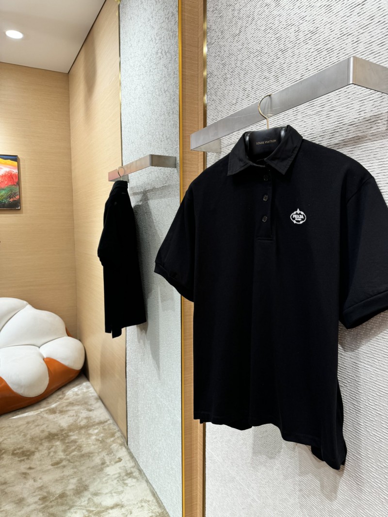 Prada Embroidered Polo Shirt 2 2