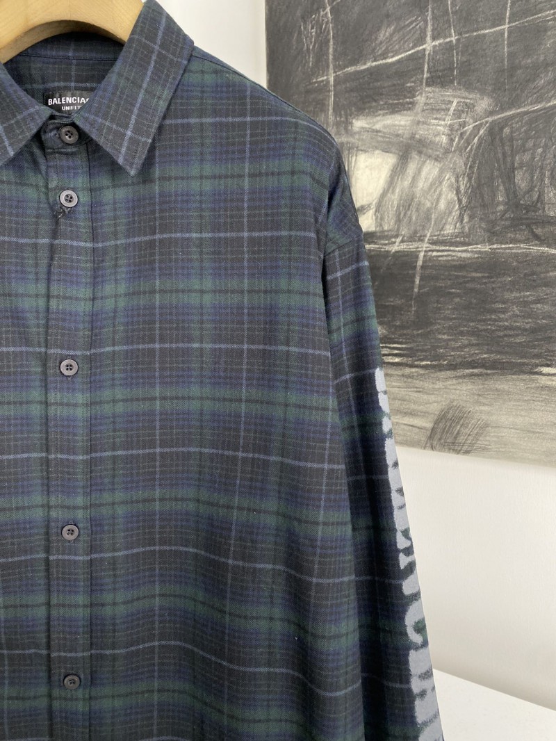 Balenciaga Japan Only Phantom Plaid Shirt 2