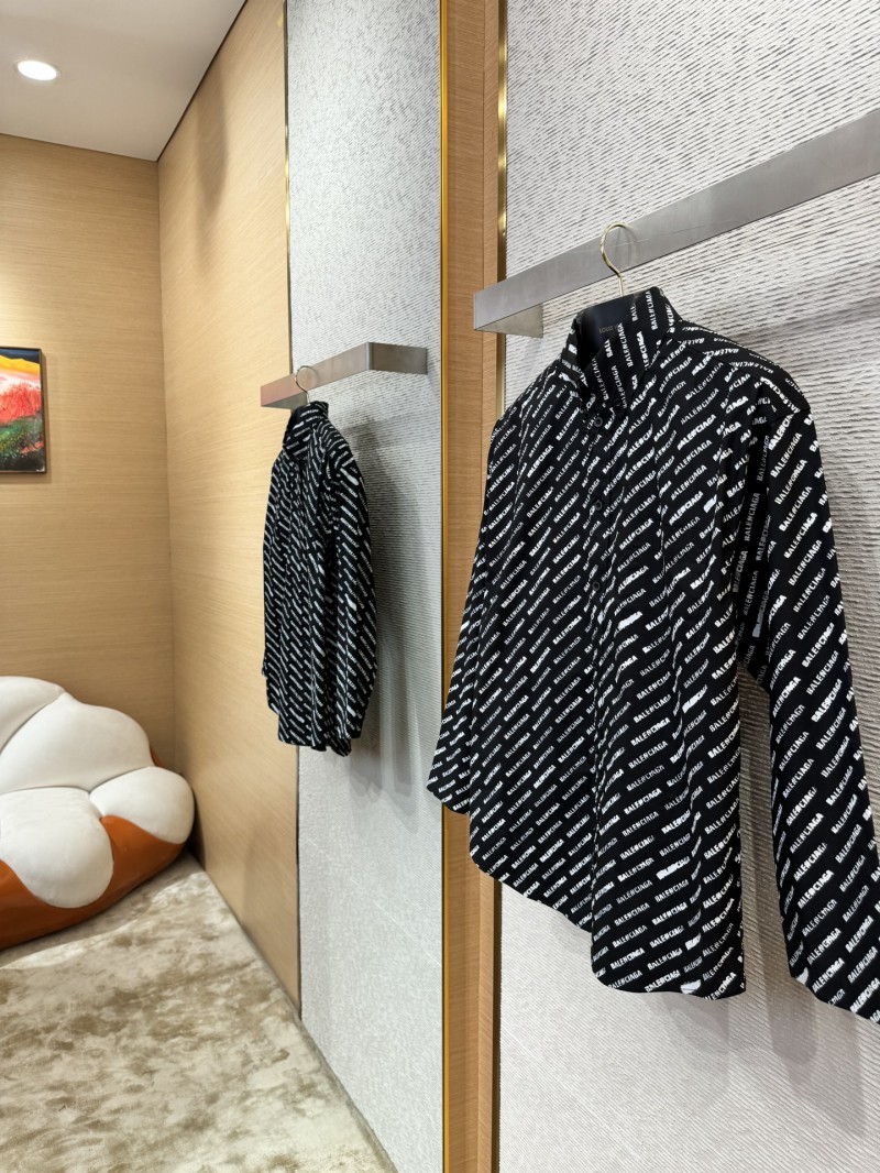 Balenciaga Printed Collar Shirt 1 2