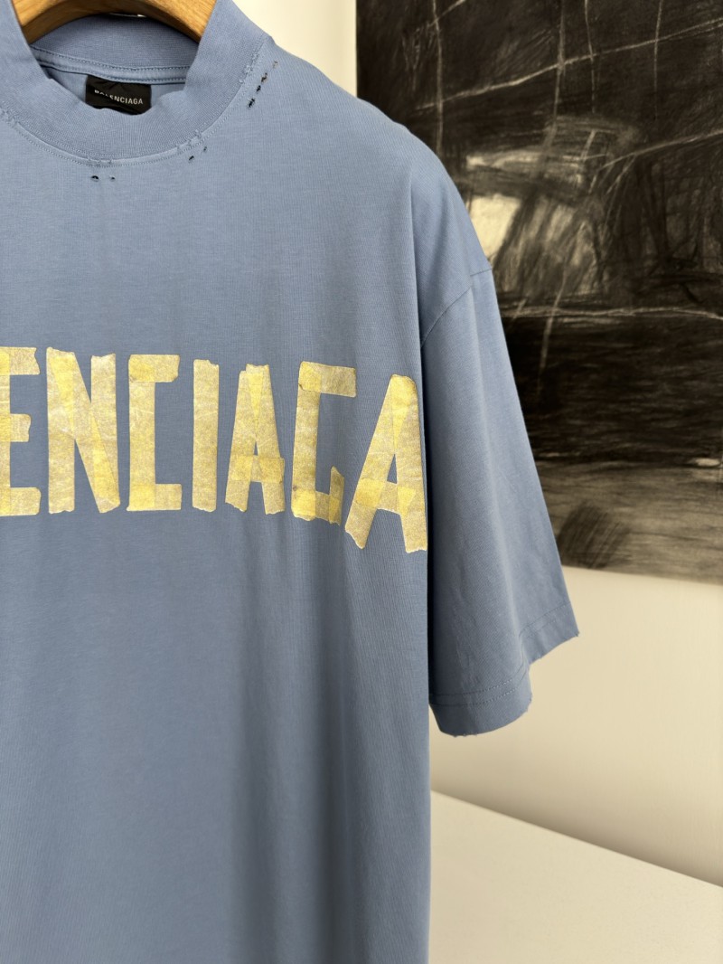 Balenciaga Tape Print Short Sleeve T-Shirt 3 2