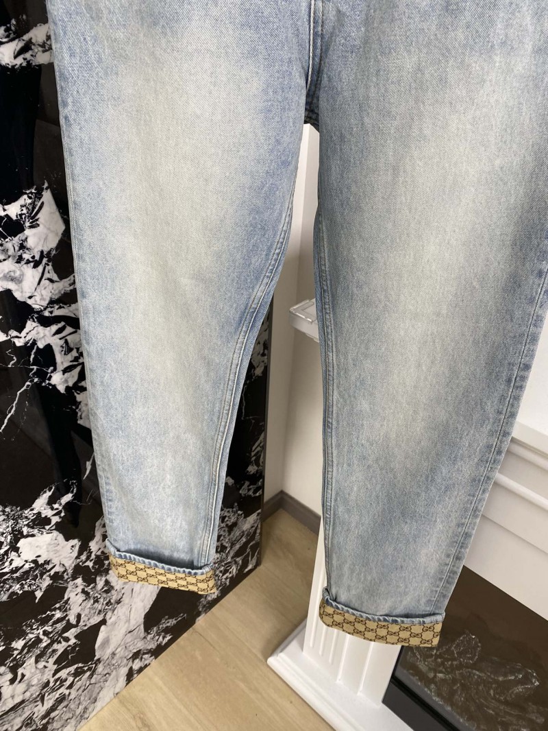 Gucci Aged Denim Trousers 3