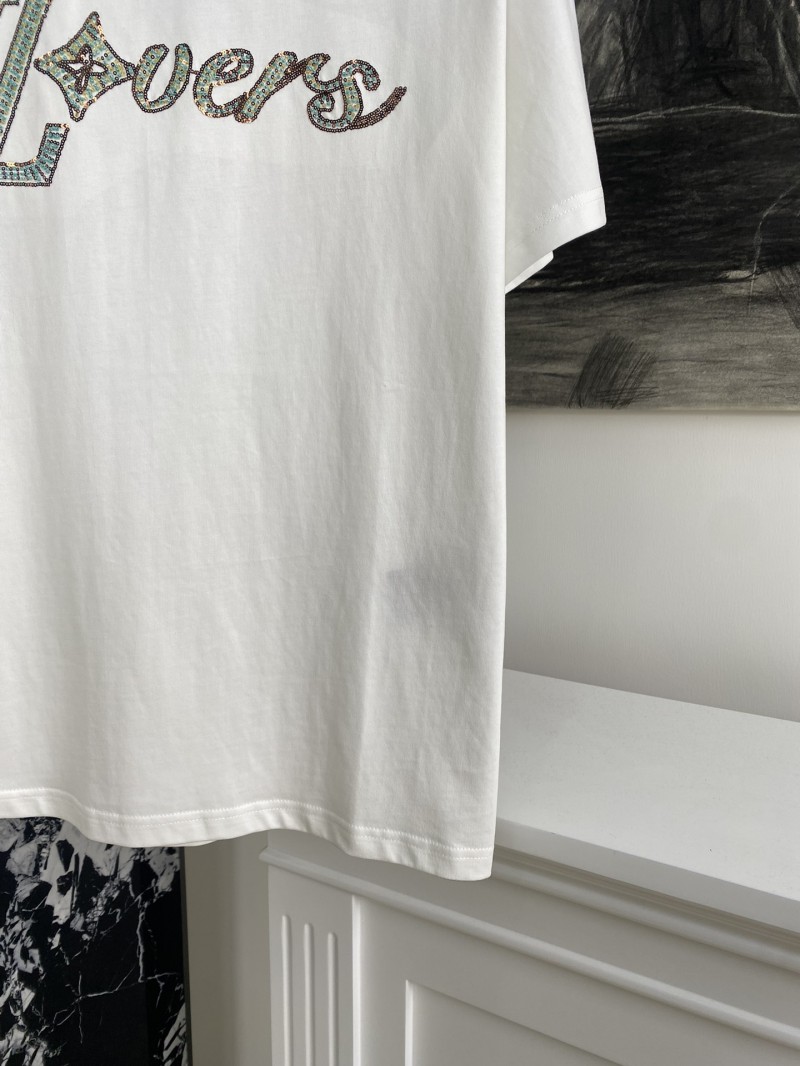 LV Beaded Knit Short Sleeve 3