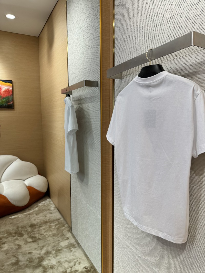 LV Collar Chain Print Short Sleeve T-Shirt 3