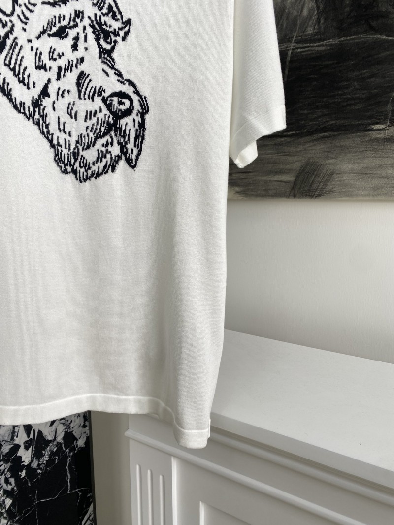 LV Jacquard Knit Short Sleeve T-Shirt 2 3