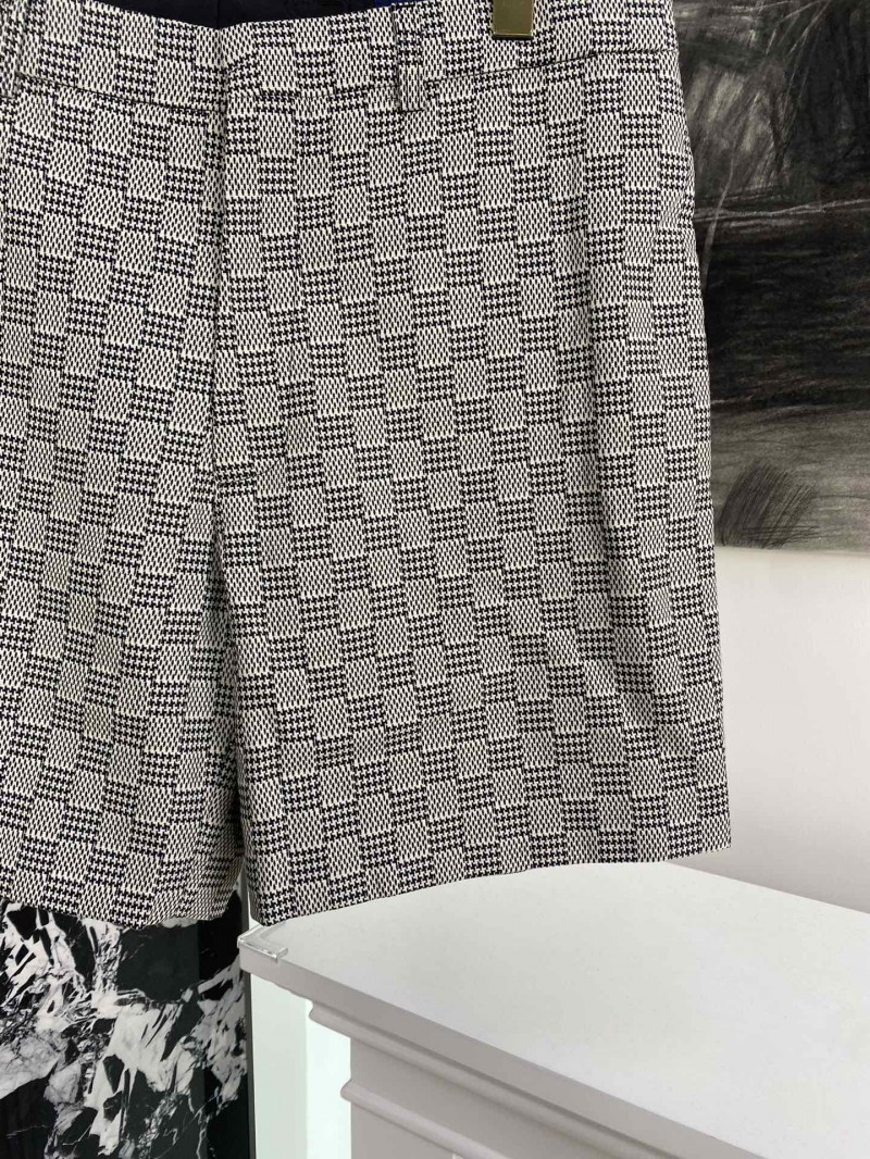 LV Plaid Suit Shorts 3