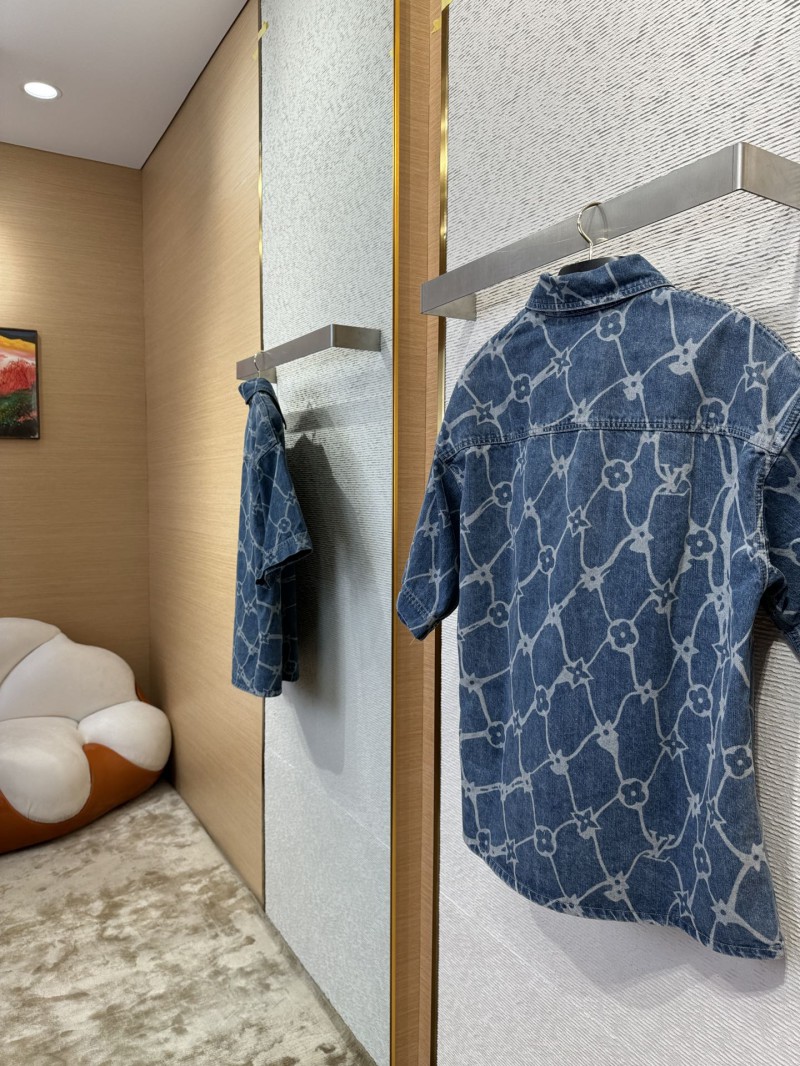LV Water Wave Jacquard Denim Jacket 3