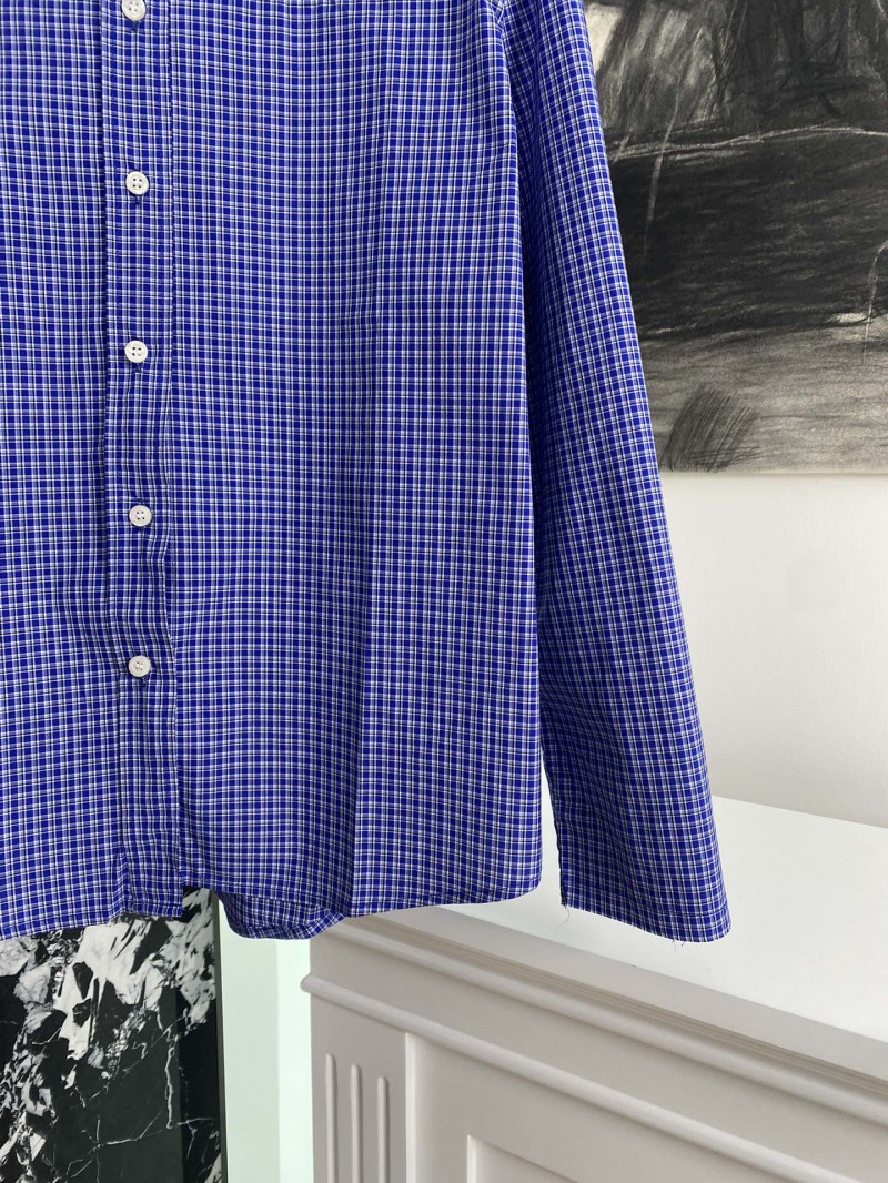 MIUMIU check embroidered shirt 3