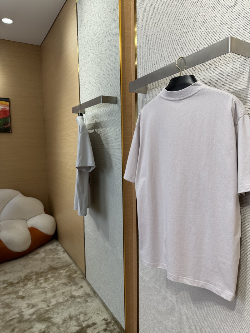 Balenciaga Logo Aged Short Sleeve T-Shirt 1 3