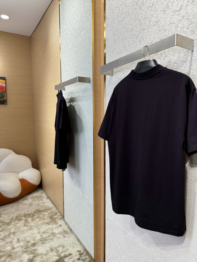 Balenciaga Logo Aged Short Sleeve T-Shirt 2 3