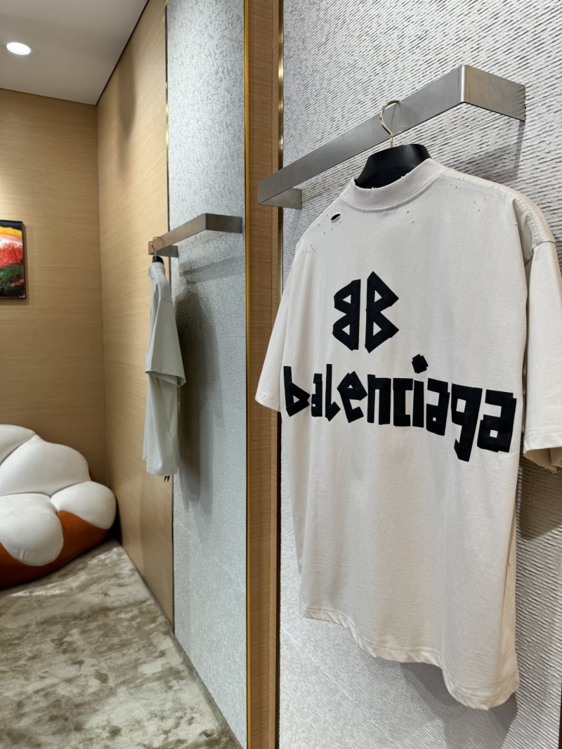 Balenciaga Tape Print Short Sleeve T-Shirt 1 3