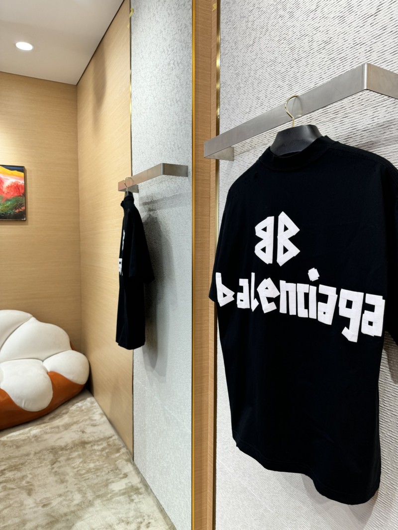 Balenciaga Tape Print Short Sleeve T-Shirt 2 3