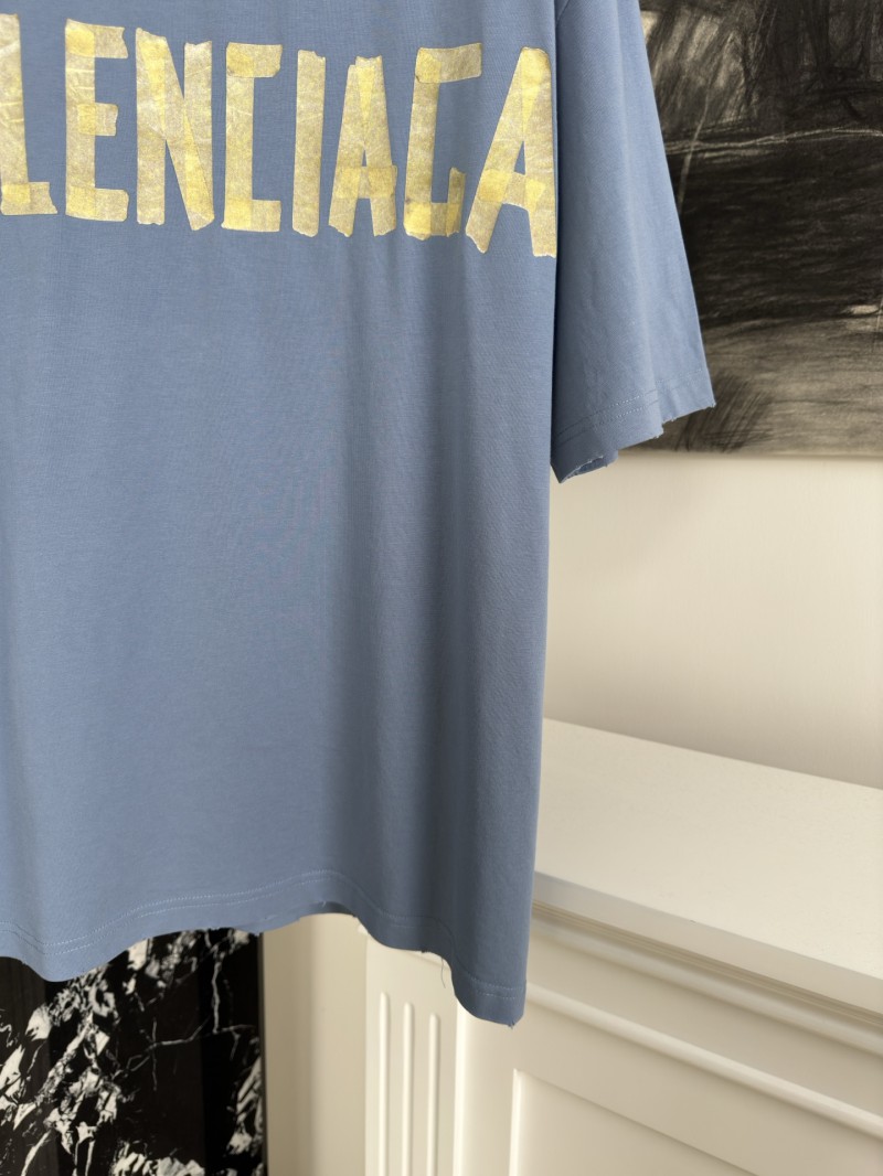 Balenciaga Tape Print Short Sleeve T-Shirt 3 3