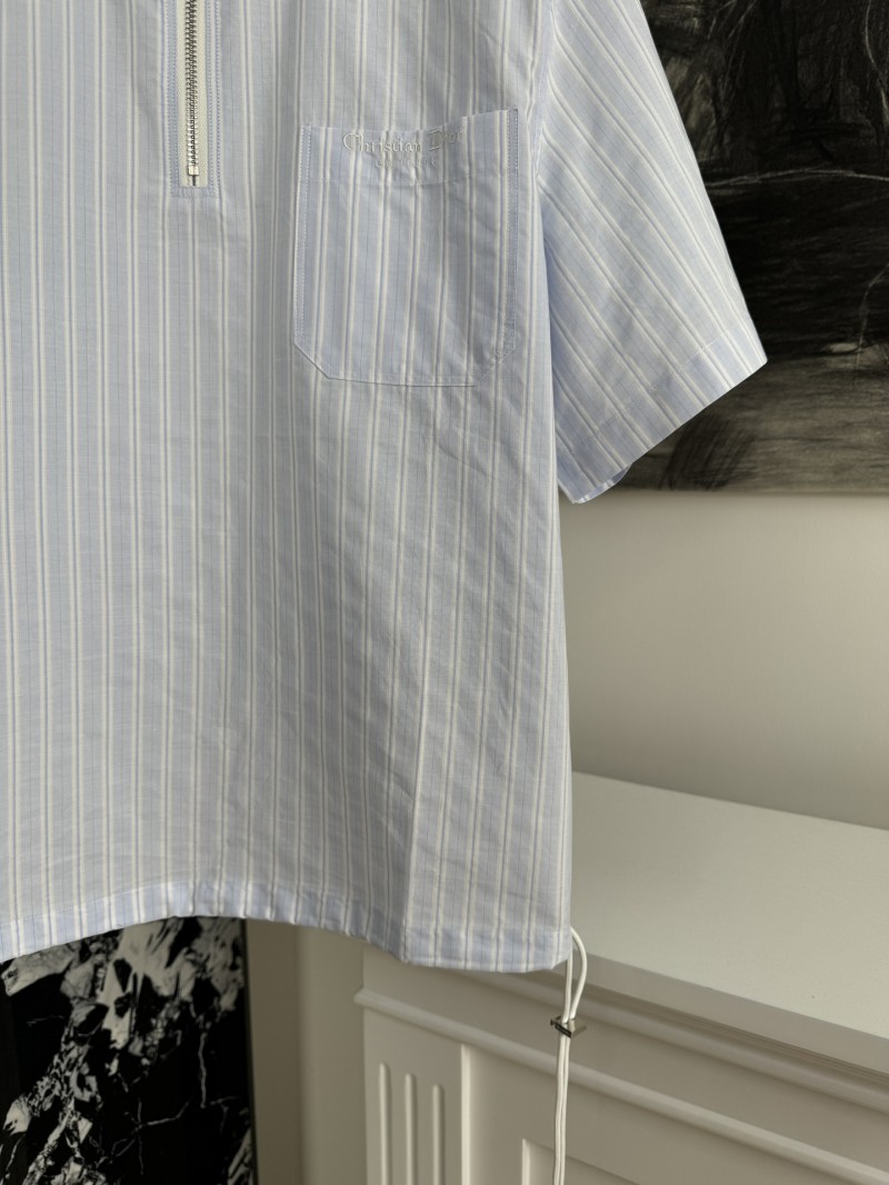 Dior Half Zip Short Sleeve Shirt 3