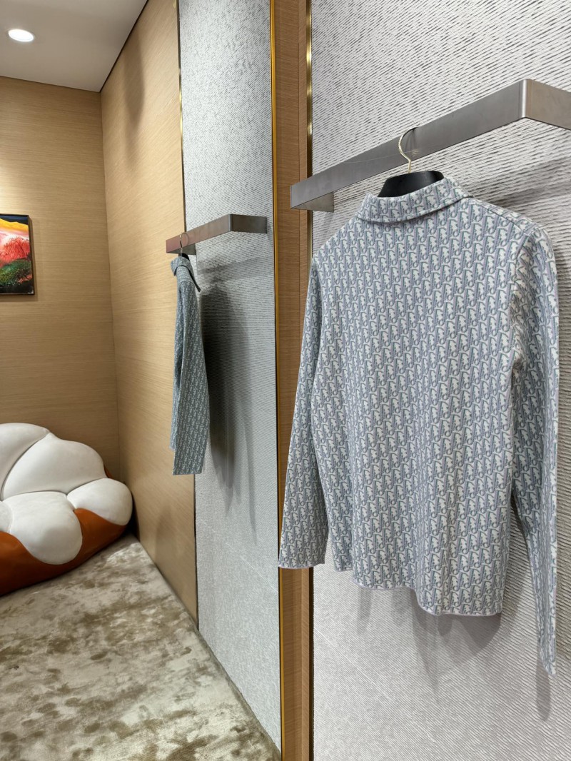 Dior Jacquard Lapel Shirt 2 3