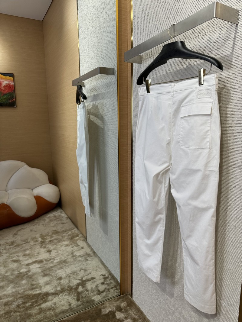 Dior Logo Embroidered Nameplate Work Pants 1 3