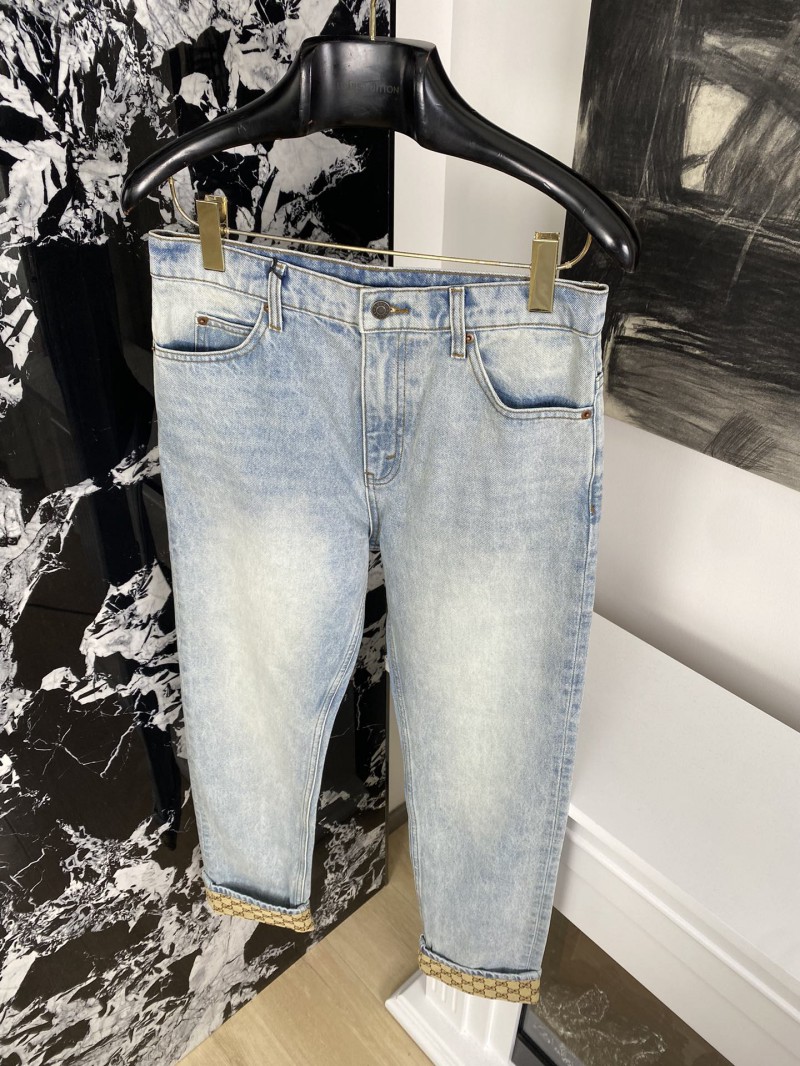 Gucci Aged Denim Trousers 4