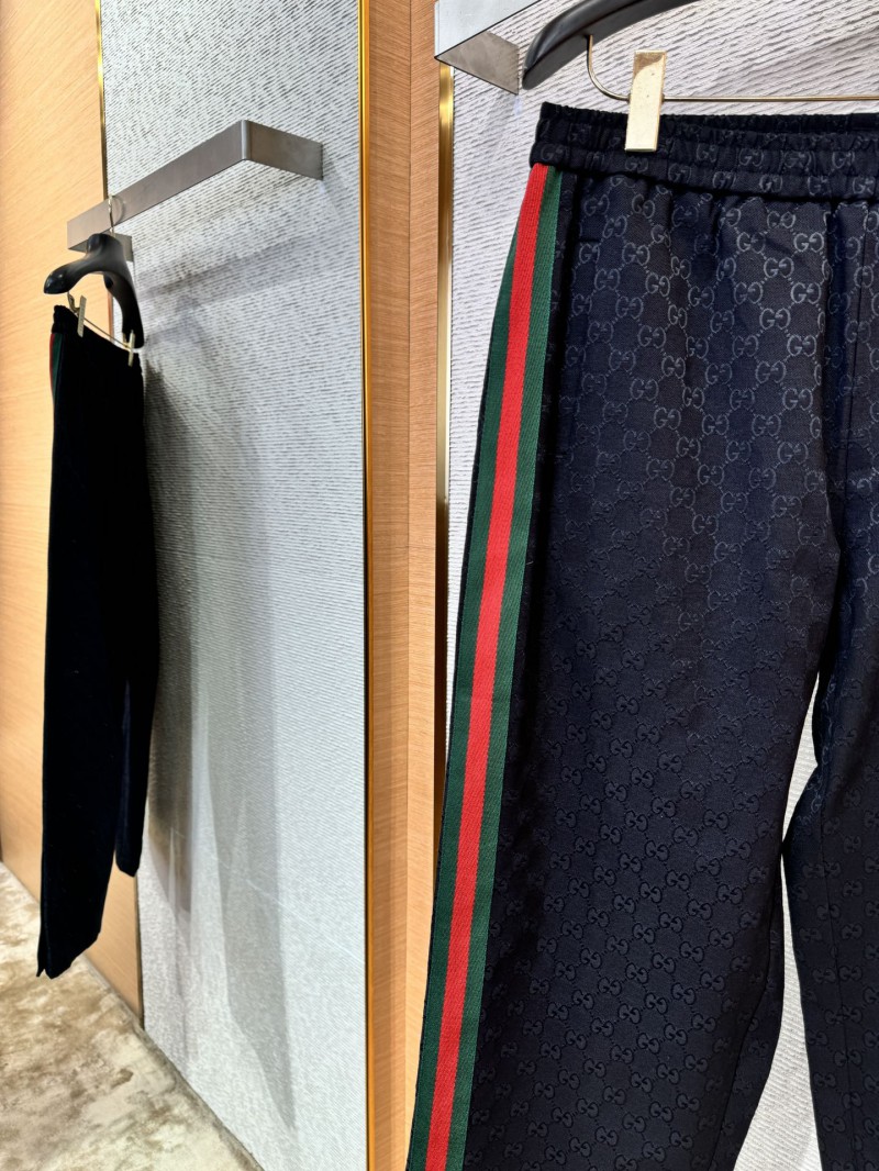 Gucci Double G Jacquard Webbing Trousers 1 4