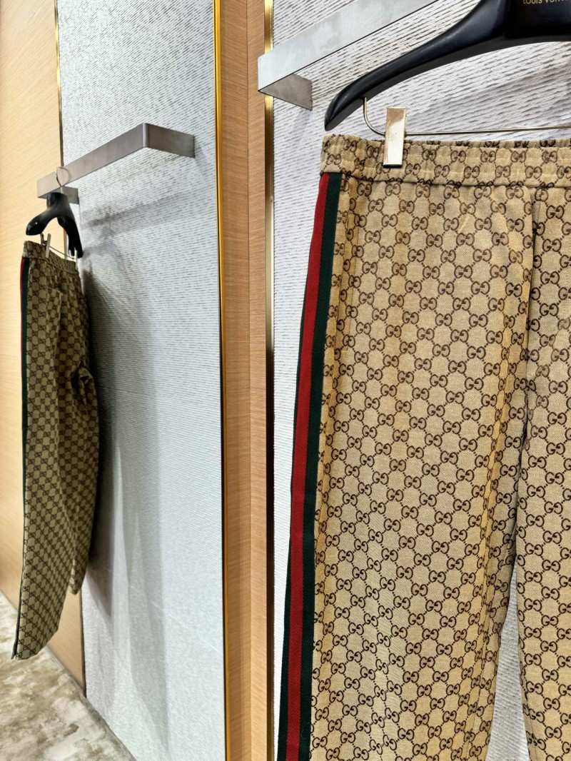 Gucci Double G Jacquard Webbing Trousers 2 4