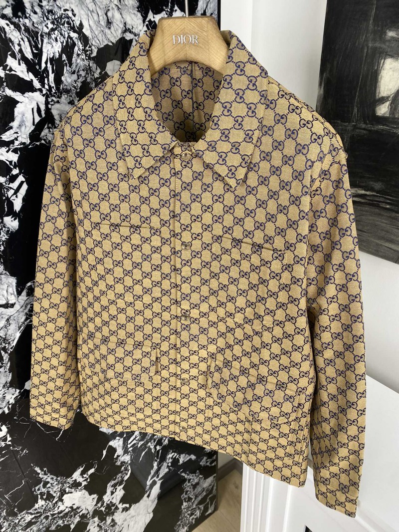Gucci all-over print jacquard jacket 4