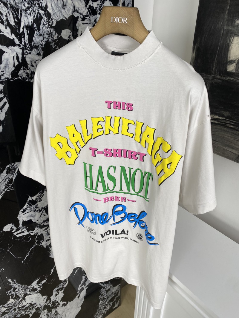 Balenciaga Bienne Foam Print Short Sleeve 2 4