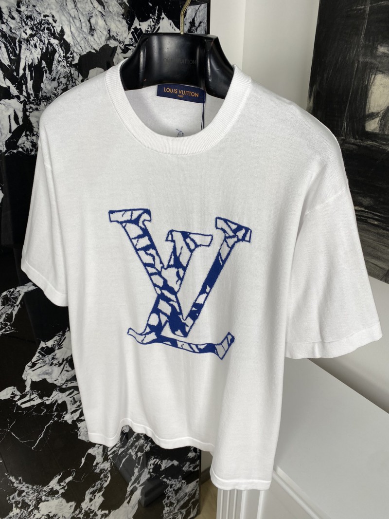 LV Ski Jacquard Round Neck Short Sleeve 4