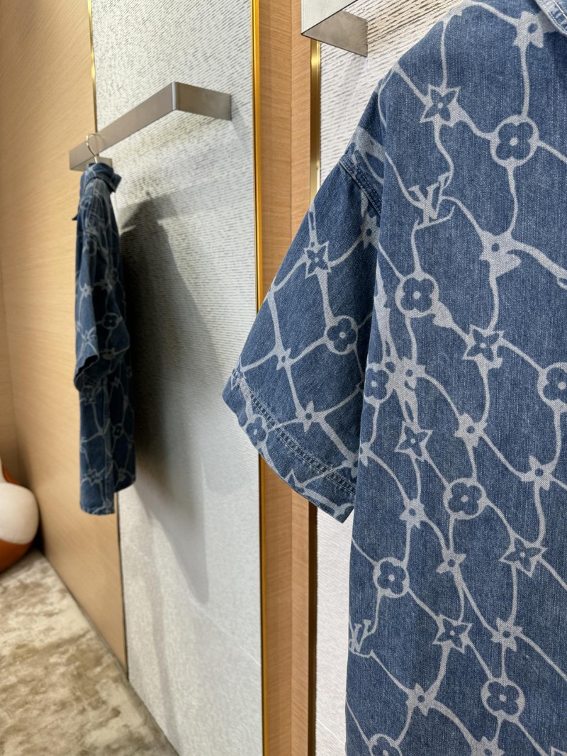 LV Water Wave Jacquard Denim Jacket 4