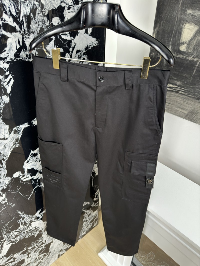 LV Workwear Embroidered Straight Leg Pants 2 4