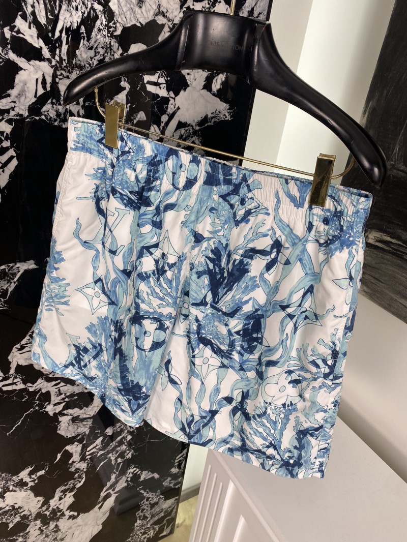 LV silk scarf print shorts 4