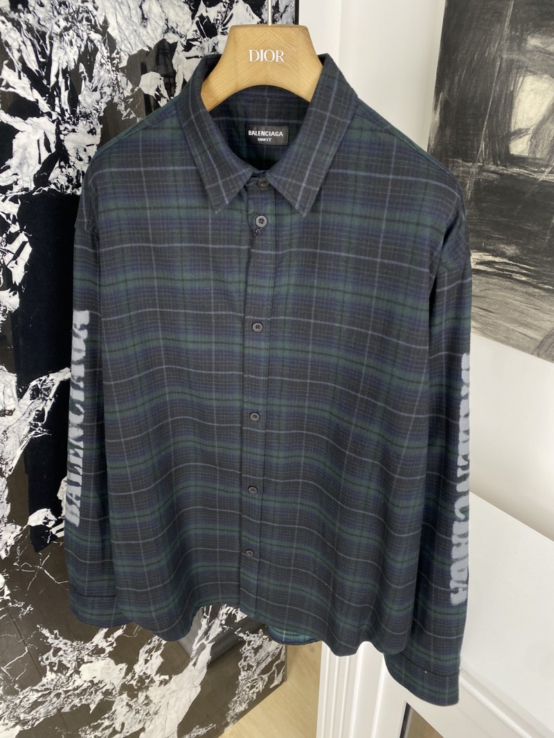 Balenciaga Japan Only Phantom Plaid Shirt 4