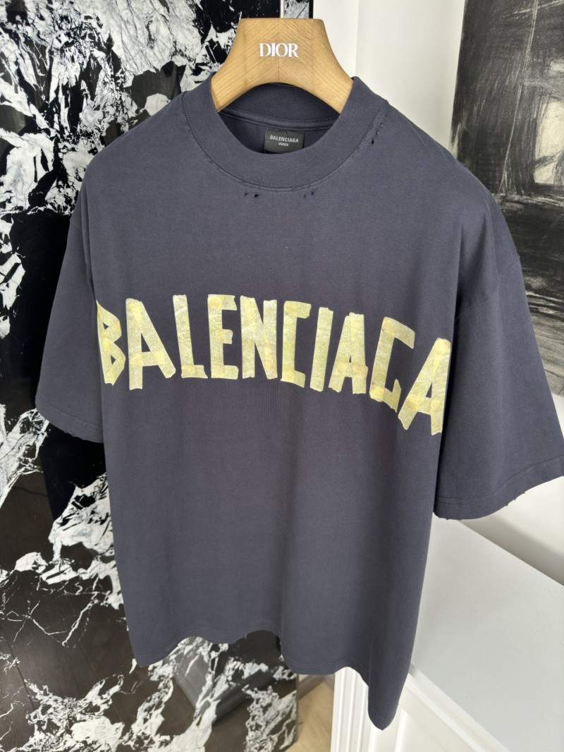 Balenciaga Tape Print Short Sleeve T-Shirt 2 4